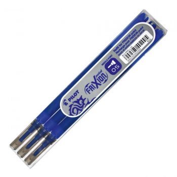 Náhradná náplň do rollera PILOT Frixion Point 0,5mm modrá 3ks