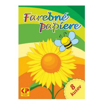 Farebný papier A4 8 listov