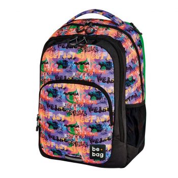 Školská taška be.bag 32x20x45cm objem 30l Pouličné umenie