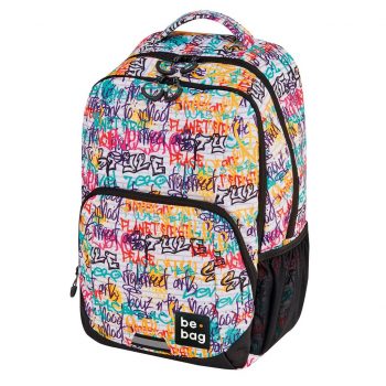 Školská taška be.bag 33x23x46cm objem 27l Pouličné umenie 2
