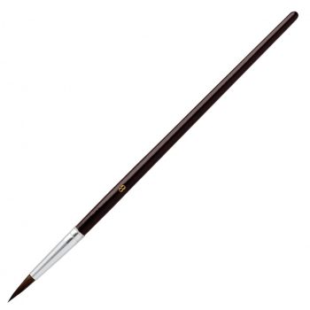 Štetec guľatý č. 8 s hnedou rúčkou